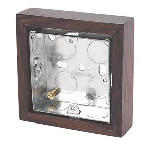 light switch metal back box|screwfix single back box.